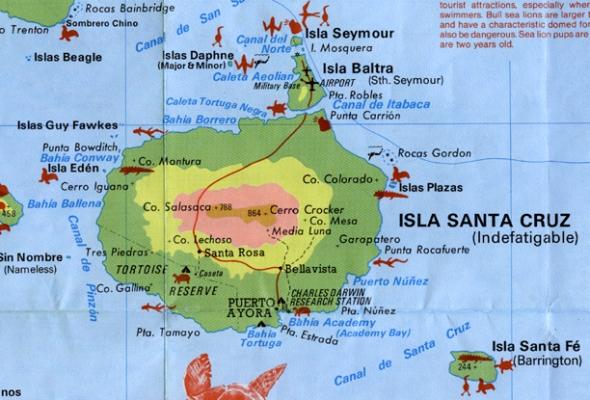 Karte von Santa Cruz